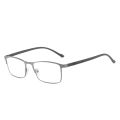 Men Myopia Glasses Anti Blue Light Reading Glasses Full Frame Stainless Steel Business Myopia Glasses with Degree 0 To -6.0. 