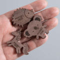 Encouragement Gift Adorable Wooden Animal Pocket Hug Stress Relief Gift Small Size Encouragement Decoration Perfect for Southeast Asian Buyers Cute Animal Ornament. 