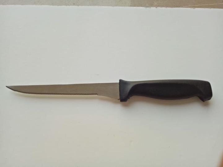 Multipurpose Stainless Steel Kitchen Bone Knives - 5 Inch - black