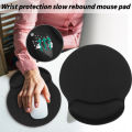 Mouse pad with gel wrist support Mouse pad Medium Size For Gaming, Office, Home Smooth Surface Gaming Mouse Pad (Wrist Rest Memory Foam). 
