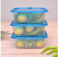 3 Pcs Round Plastic Bowls Set Food Container Freeze Microwave Oven Safe Air Tight Lid||high quality  box ||kitchen bowl set plastic||Food Storage Container Boxes. 