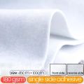 180/200/280/300/320/370/400gsm Single Side Adhesive Cotton Batting Cream Interlining Filler Perfect For Purse Craft DIY Fabric. 
