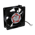 FLYEER AC 220-240V 0.14A 120mmx120mm Metal Computer CPU Fan Black. 