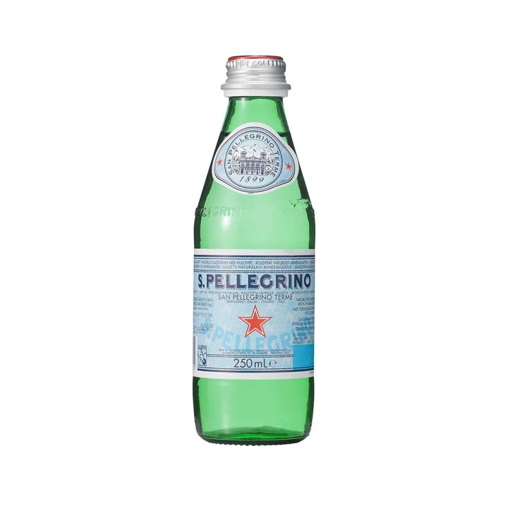 San Pellegrino Sparkling Water Glass Bottle 250 ml