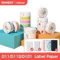 Niimbot Pocket Printer Labels Tape Printer Maker for Stickers D110 D11 D101 Labeling Self-adhesive Label Paper For Home Office PCardiaCP. 