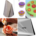Extra Large 127D Rose Petals Icing Piping Nozzles Cake Decorating Fondant baking Cake Tools. 