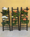 Pack of 2 Artificial flowers With Pvc Stairs for Wall Decor Home Decoration. 
