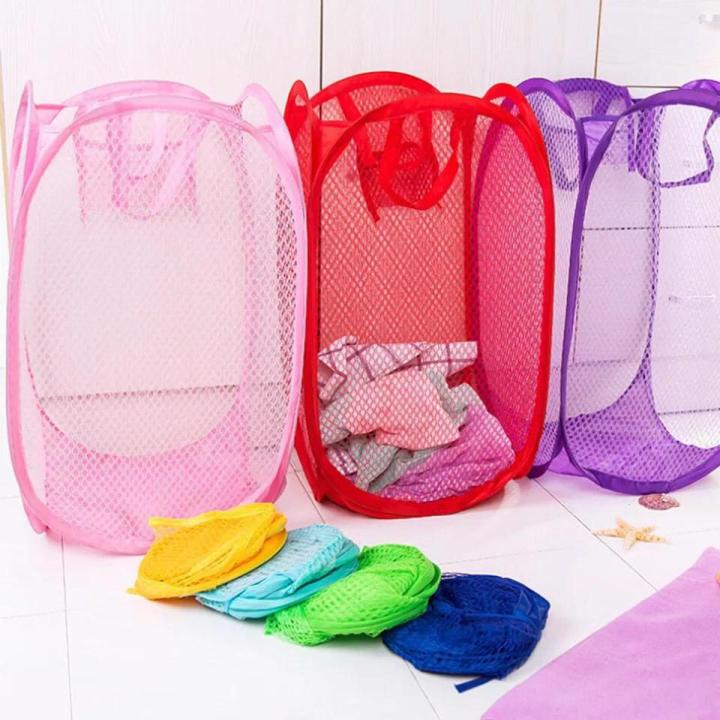 Foldable%20Laundry%20Basket%20Clothes%20Storage%20Bag%20-%20Mesh%20Folding%20Popup%20Laundry%20Hamper%20-%20Image%202