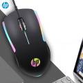 HP M160 Wired Mouse High Performance Optical Gaming Mouse With Rainbow LED with Lightweight portable mouse ,Budget-friendly USB mouse, Affordable ergonomic mouse, Programmable mouse ,High DPI mouse, Ambidextrous mouse. 