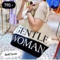 【Miga Plaza】 gentle woman tote bag GENTLEWOMAN gentlewoman official store Cloth Bag Simple Casual Letter Cloth Bag Thailand Thai Girls Corduroy Fashion Brand Women Shoulder Bag Canvas Bag Fashion Brand Gentlewoman Tote Bag. 