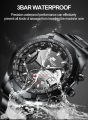 Leisure and Trendy Men's Quartz Watch Stainless Steel Wristband with Business Style Design Suitable for High-quality Watches of Commodity Sports. 