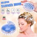 Hair Wash Brush Hair scalp Massage Brush Silicone Head Anti Dandruff Shampoo Haircare Massager Comb Someday Silicone Comb Brush scalp Massager Bath and Shampoo Hair. 