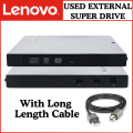 External USB DVD / CD ROM/ Writer/ SUPER DRIVE With 1.8 Meter Long Cable. 