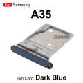 1Pcs Sim Tray For Samsung Galaxy A15 A25 5G A55 A35 Sim Card Holder Slot Replacement Parts. 