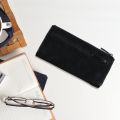 DEABOLAR Men's Long Style Wallet High-Grade PU Leather Wallet Detachable Black Wallet Coin Phone Purse. 