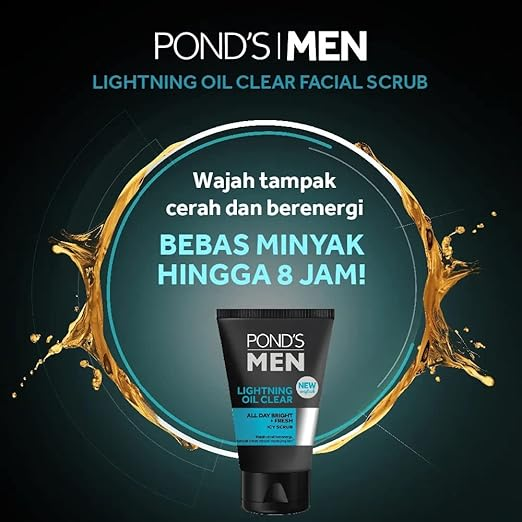 Men%20Lightning%20Oil%20Clear%20All%20Day%20Bright%20+%20Fresh%20Icy%20Scrub%20Wash%20%7C%20Deep%20Cleansing%20&%20Oil%20Control%20%7C%20100g%20-%20Image%204
