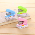 Creative Mini Stapler And Staple Set 400 Staples Cute Student Stationery Office Supplies Three Colors Optional. 