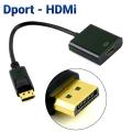Dp Display Port to HDMI Converter Cable Adapter - Ultra HD 1080p Video Resolution Dp Display Port to HDMI Converter For PS4 PlayStation Gaming PC Xbox 360 Laptop LED TV Projector Desktop PC. 