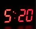 3D LED Digital Clock Wall clock plus table clock with Alarm night glowing. 