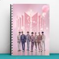 PACK OF 4 BTS NOTEBOOKS (80 PAGES X 4) A4 SIZE. 