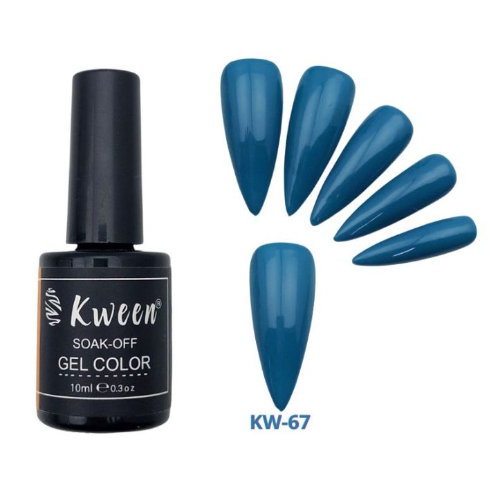 KWEEN%20Steel%20Blue%20Nail%20Gel%20Polish%20UV%20LED%20Long%20Lasting%20Effect%20Nail%20Art%20Gel%20Color%20For%20Manicure%20-%20Image%202