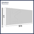 Large Dry Erase Whiteboard Sticker Vinyl Sticker, Self-adhesive & reusable White Board Peel Stick for School,Office,Home,Kids Drawing with 2 erasable markers (size 5ft x 2 ft). 