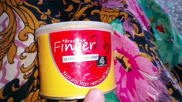 Special Brazilian Finger Wax Ultra strong grip 4 weeks of smoothness natural hair removal wax