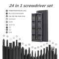 Driven Driver's 24 in 1 Precision Screwdriver Set with 360° Rotation and Magnetic Driver Book, Windspeed Pocket Manual Screwdriver Tool Kit Sliding Closure, Mini Professional Repair Tools Electronics / Watch / Camera / Laptop / Glasses. 