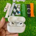 WS10 Ultra 2 Smart Watch with 7 straps and 1 bluetooth wireless airpods ( Earbuds ) 7+1+1. 