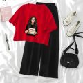 High Quality Crop Top Tshirt and Plazo For Women and Girls. 