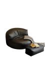 Large Faux Leather Bean Bag Chairs. 