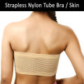 Strapless Bras for Women Soft & Non Padded Bra for Girls and Ladies Comfy Top Vest Underwear Ideal as Hidden Bra Top Tube Bras Feeding Bras Nylon Bras for Summer Night Bras for Girls Training. 
