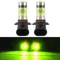 2PC 9006 100W 4300K Yellow LED Headlight Bulbs Kit Fog Light Car Driving Lamp. 