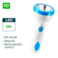 DP LED Torch: Rechargeable 3W LED SMD Rechargeable Torch Light Flashlight. 