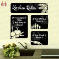Mister Traders Brand 3D Kitchen Rules Wooden Wall Art Frames I Wall Decoration Items I Kitchen Accessories I Kitchen Wall Art Hanging I Decorating Items I Decoration Items I  Kitchen Decoration Items I Kitchen Organizers I Kitchen Items. 