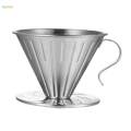 Pour Over Coffee Dripper Traveling Camping Size L. 