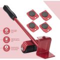 Professional Furniture Transport Lifter Tool Set Heavy Duty Stuffs Moving Hand Tools Set Furniture Mover Wheel Bar Roller Device. 