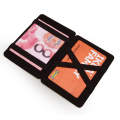Leather Magic Money Clips Wallet Para Carteras Card & ID Holder Clamp Money Case With Elastic Band. 