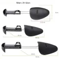 Hot Sale Adjustable Men Women Plastic Boots Shoe Stretcher Durable Black Shoe Tree Expander Extender Support Keeper Accessories. 