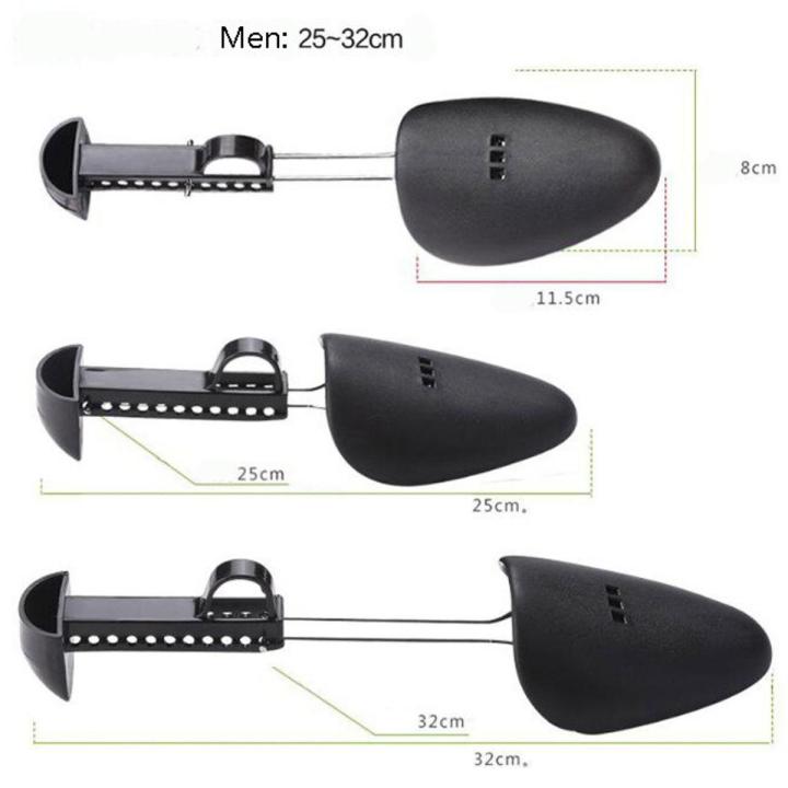 Hot Sale Adjustable Men Women Plastic Boots Shoe Stretcher Durable Black Shoe Tree Expander Extender Support Keeper Accessories
