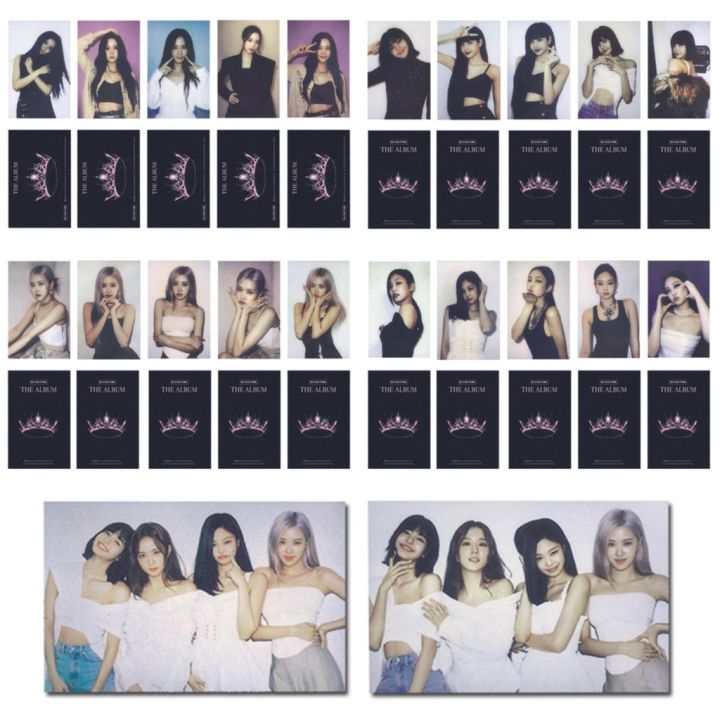 New%20Kpop%20Blackpink%20Album%20THE%20ALBUM%20Photo%20Card%20Jisoo%20Rose%20Lisa%20Jennie%20Collective%20Photocard%20Lomo%20Cards%20-%20Image%203