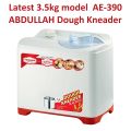 Abdullah Dough Kneader Latest High Top model AE390 3.5 kg Dough Kneader - Flour Roti Puri Dough Maker Machine - Atta Goondnay Aata Gondnay Mixer - New Beautiful Design. 