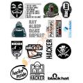 10 Pcs Black and White Hackers 2.0 Stickers Pack For Laptop,Desk, Notebook and  Mobile covers DIY Stickers - JangoMango Store. 