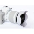 BIZOE EW-63C Camera Lens Hood For Canon 18-55 STM Lens Camera 800D/760D/750D/700D/200D/100D/White/Black Accessories 58mm. 