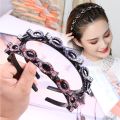 AWAYTR Uni Alice Hairband Headband Men Women Sports Hair Band Hoop Metal Hoop Double Bangs Hairstyle Hairpin Hair Accessories. 
