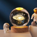 3D Crystal Ball  Night Light 60mm Size– LED Lamp for Bedroom, Home Décor, Gift Idea. 