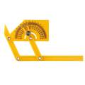 Angle Finder Multi-Angle Measuring RulerPlastic Protractor And Angle Template Tool Angle Finder With Articulating Arms. 