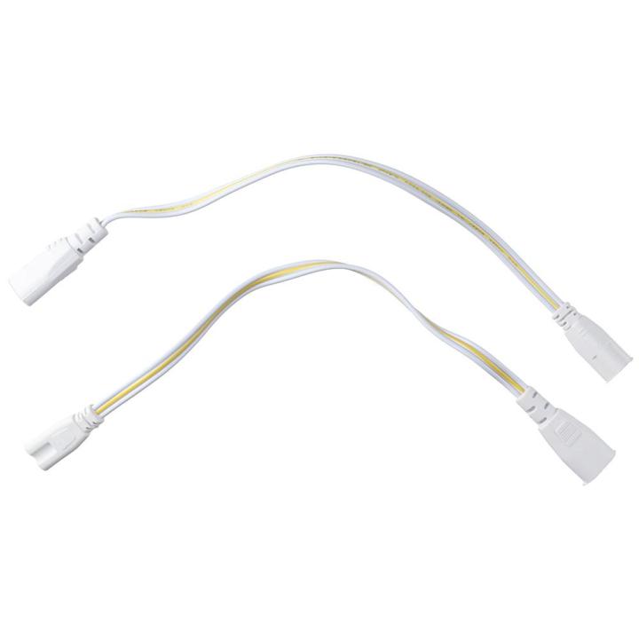 2pcs Durable PVC Plastic LED Lamp Connecting Wire White 3Pin .LED Tube ...