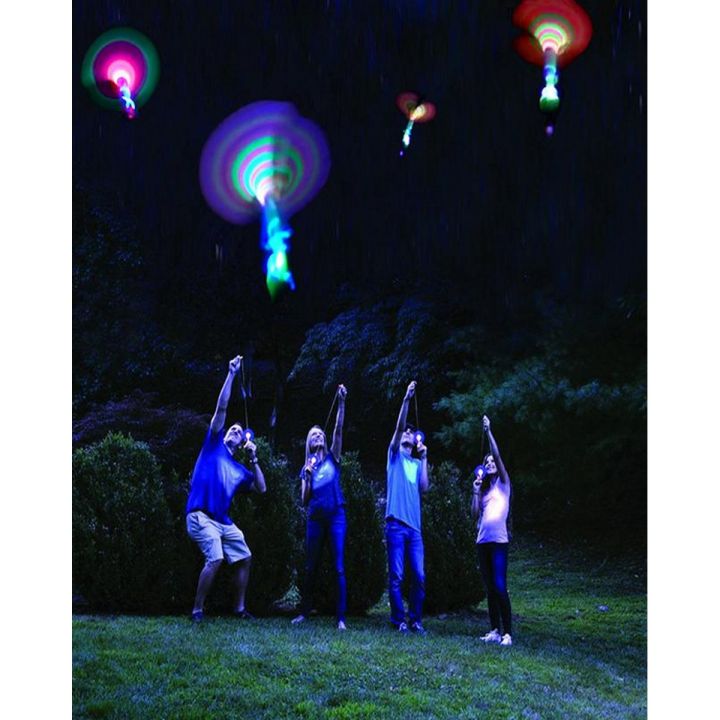Led Light Arrow Rocket Helicopter Flying Toy