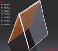 Square Transparent Acrylic Sheets Perspex Plate High Clear for Home DIY Artworks - Pack of 6. 